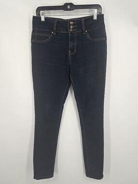d. jeans Dark Blue High Rise Skinny Jeans Size 8 (7336)